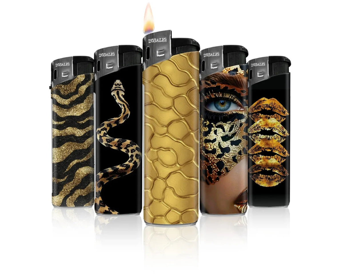 TOBALIQ Feuerzeug - GOLDEN ROAR