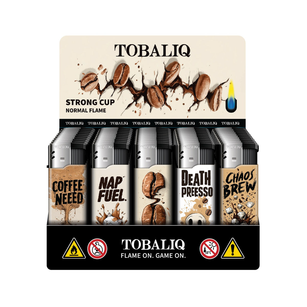 TOBALIQ Feuerzeug - STRONG CUP