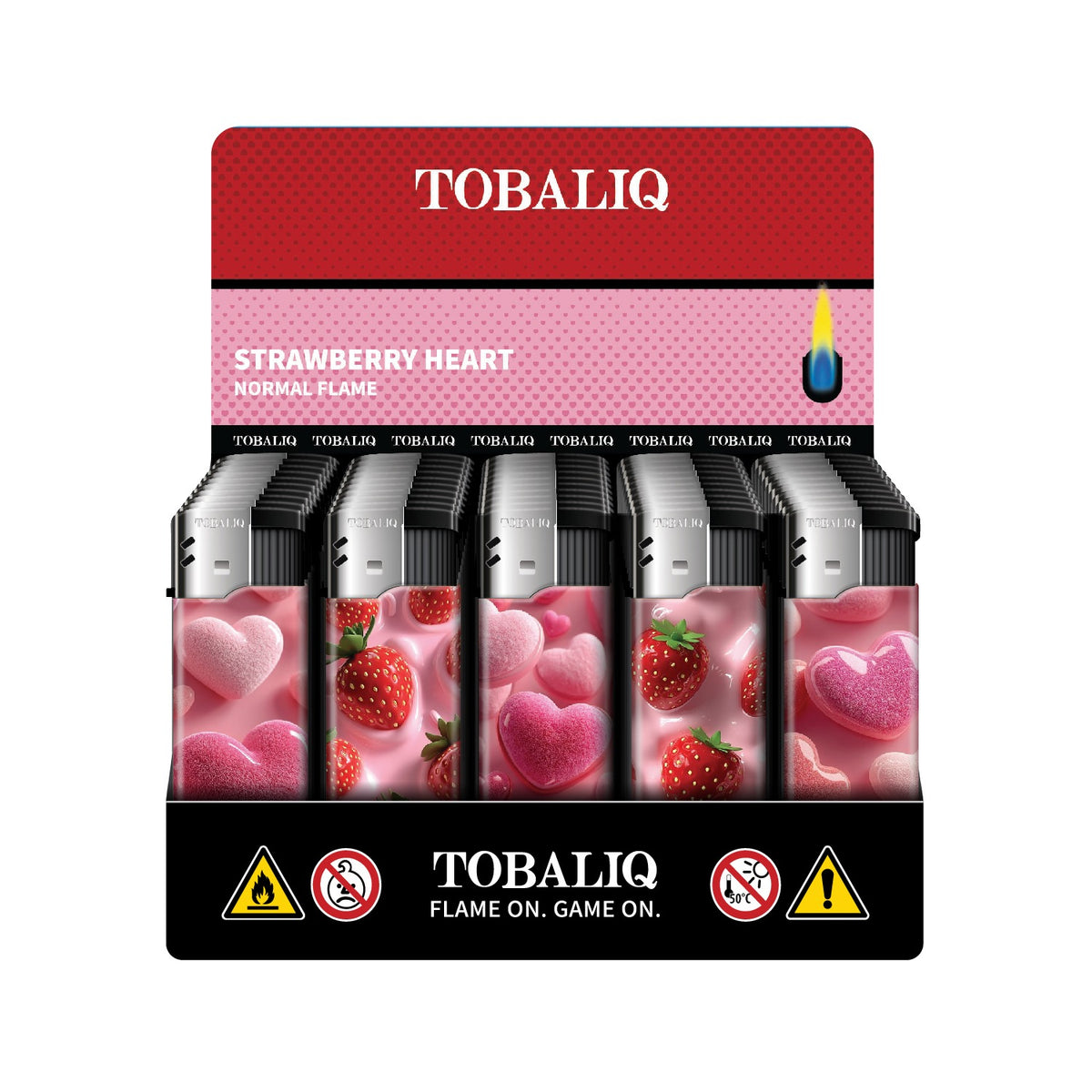 TOBALIQ Feuerzeug - STRAWBERRY HEART