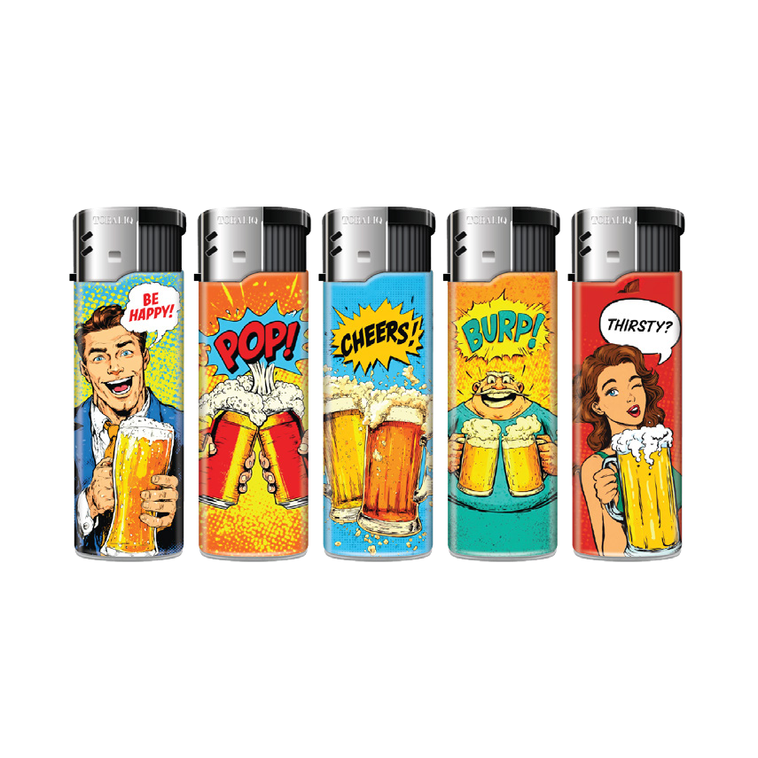 TOBALIQ Feuerzeug - BEER TIME