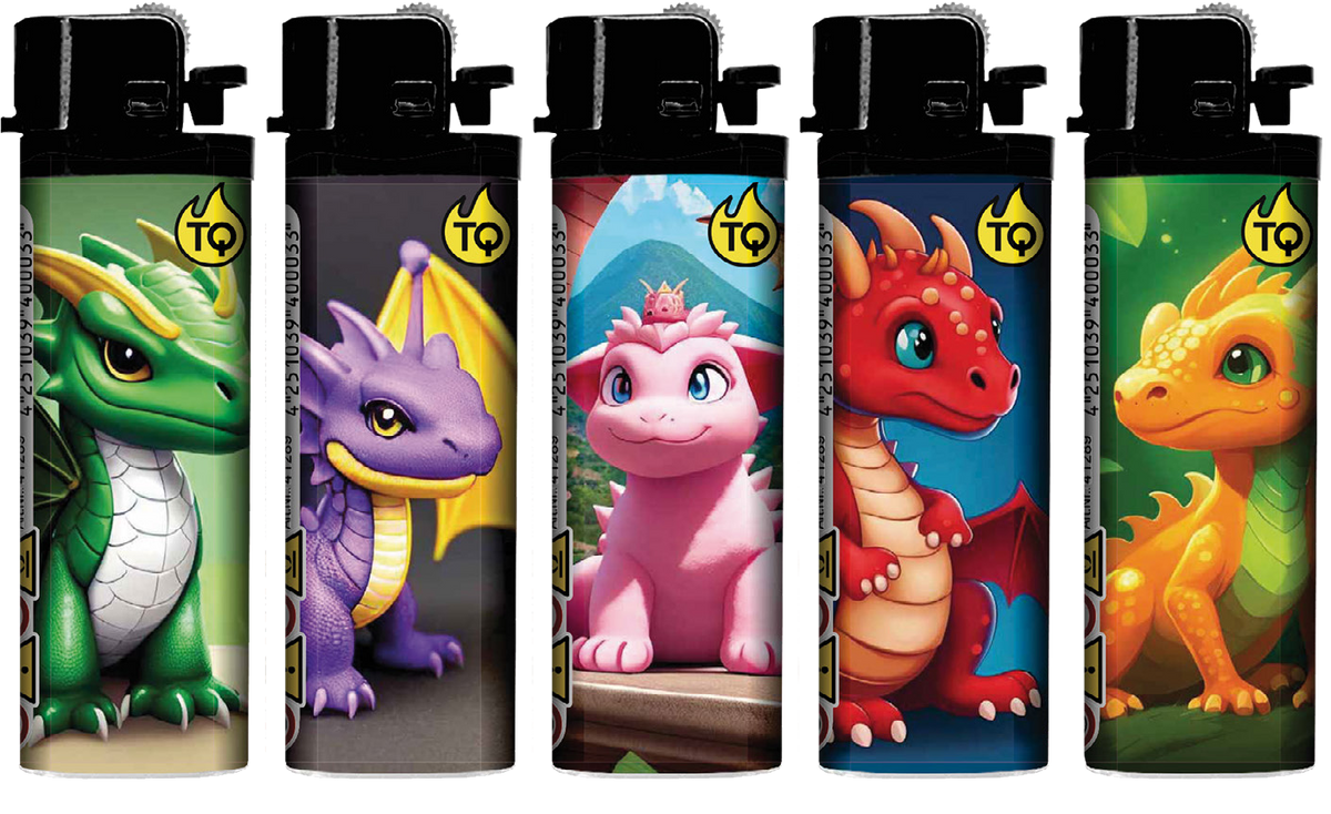 TOBALIQ Feuerzeug - SWEET DRAGONS