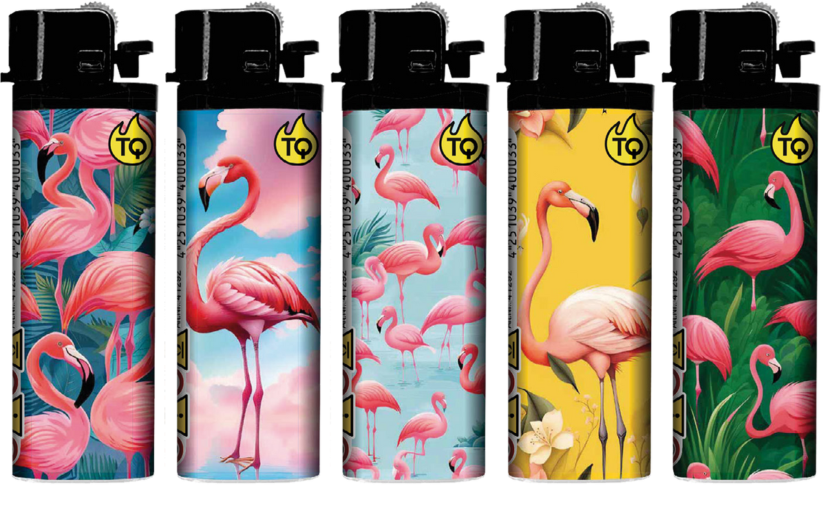 TOBALIQ Feuerzeug - FLAMINGO
