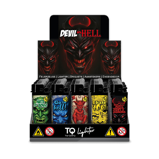 TOBALIQ Feuerzeug - DEVIL IN HELL