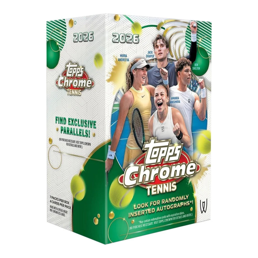 Topps 2026 Chrome Tennis Value Box