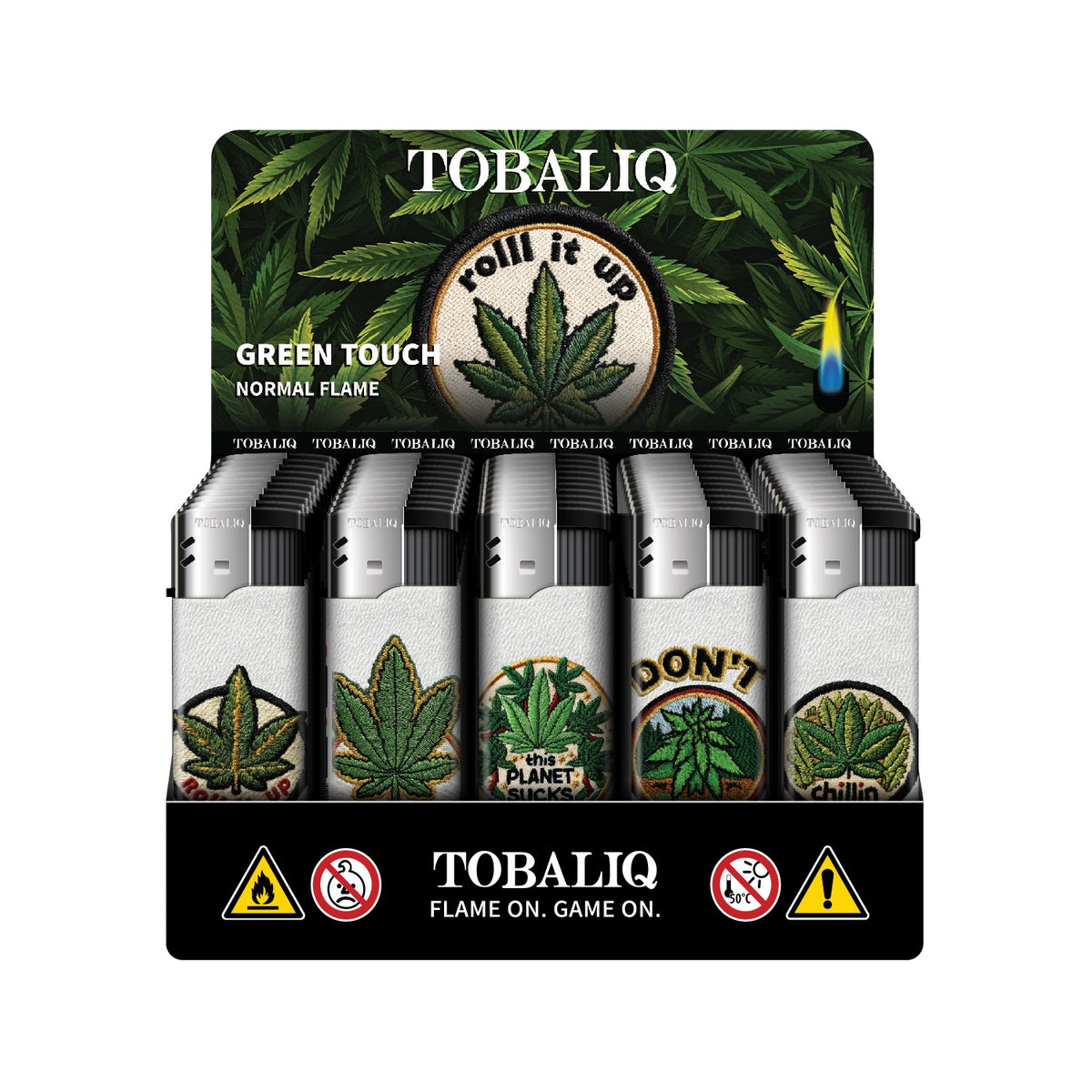 TOBALIQ Feuerzeug - GREEN TOUCH