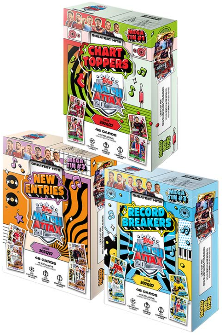 Topps UEFA Champions League Club Competition Match Attax 2026/2027 – MEGA TINS