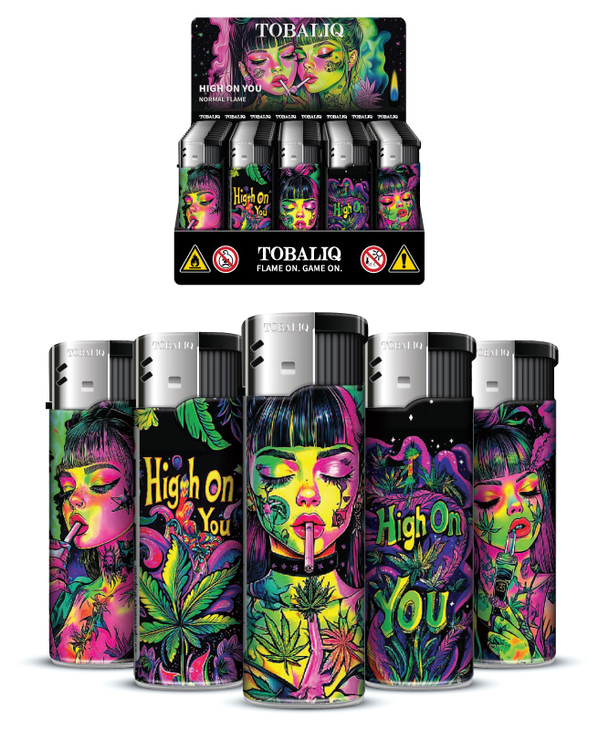 TOBALIQ Feuerzeug - HIGH ON YOU