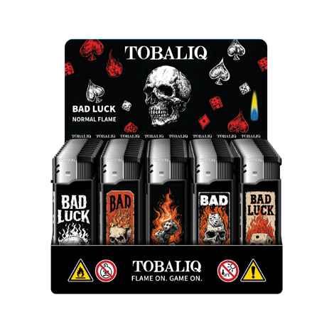 TOBALIQ Feuerzeug - BAD LUCK