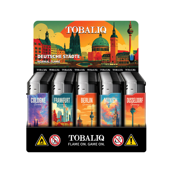 TOBALIQ Feuerzeug - DEUTSCHE STÄDTE