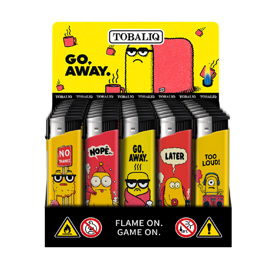 TOBALIQ Feuerzeug - GO AWAY