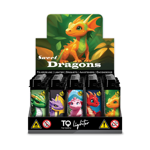TOBALIQ Feuerzeug - SWEET DRAGONS
