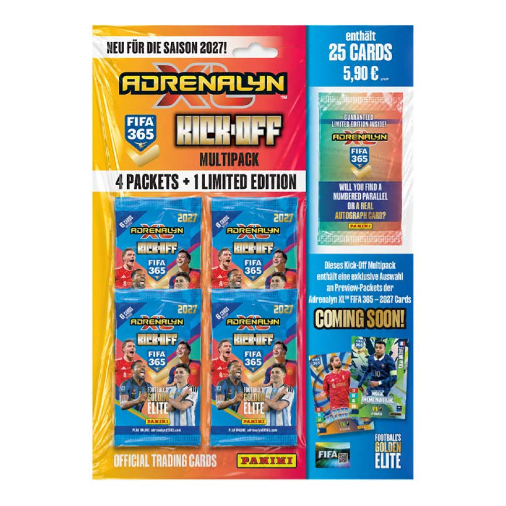 Panini FIFA 365 2026/2027 TC Adrenalyn XL – KICKOFF MULTIPACK