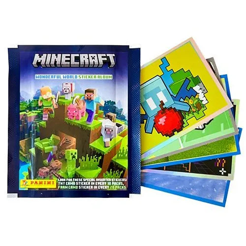 Minecraft 2 Wonderful World Cromos – Classic Tin (8 sobres)