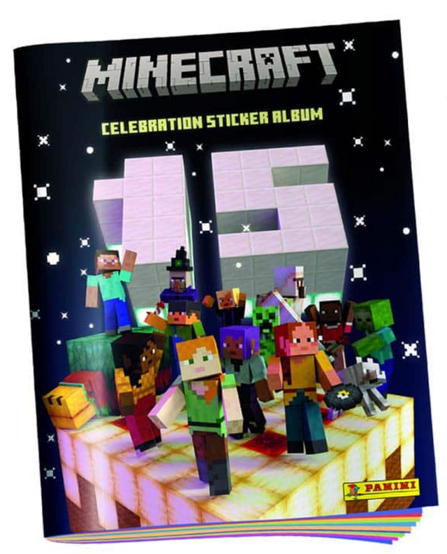Minecraft Celebration Sticker – Album (inkl. 6er Stickerbogen)