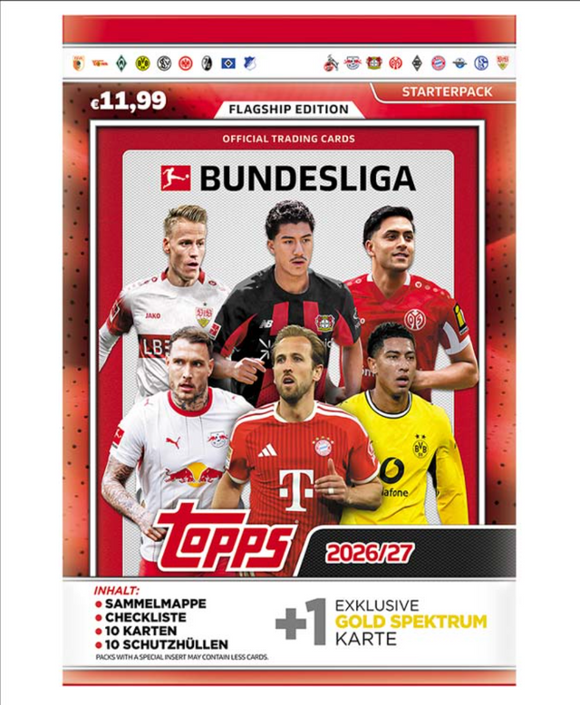 Bundesliga TC 2026/2027 Debut Edition – Starter Pack (Sammelmappe + 11 Karten)