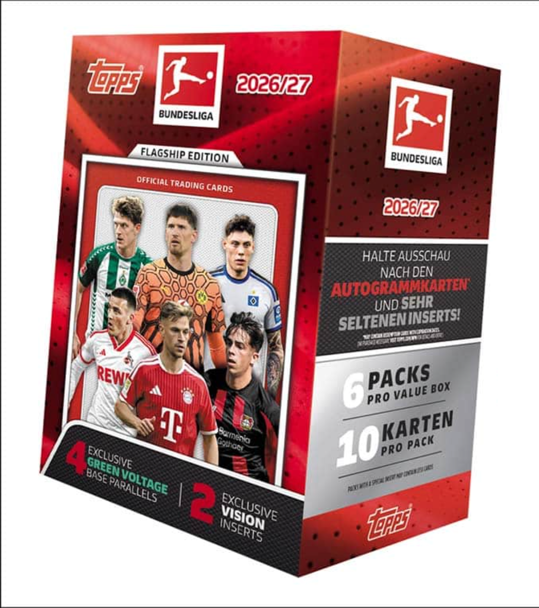Bundesliga TC 2026/2027 Debut Edition – Value Box (6 Booster)