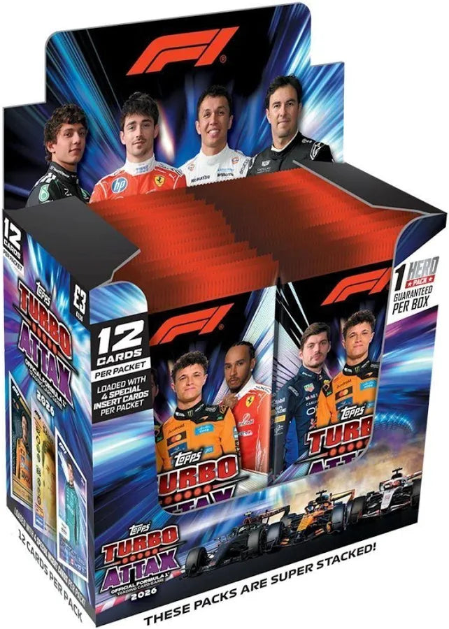 Turbo Attax Formel 1 TC 2026 – 24er Display